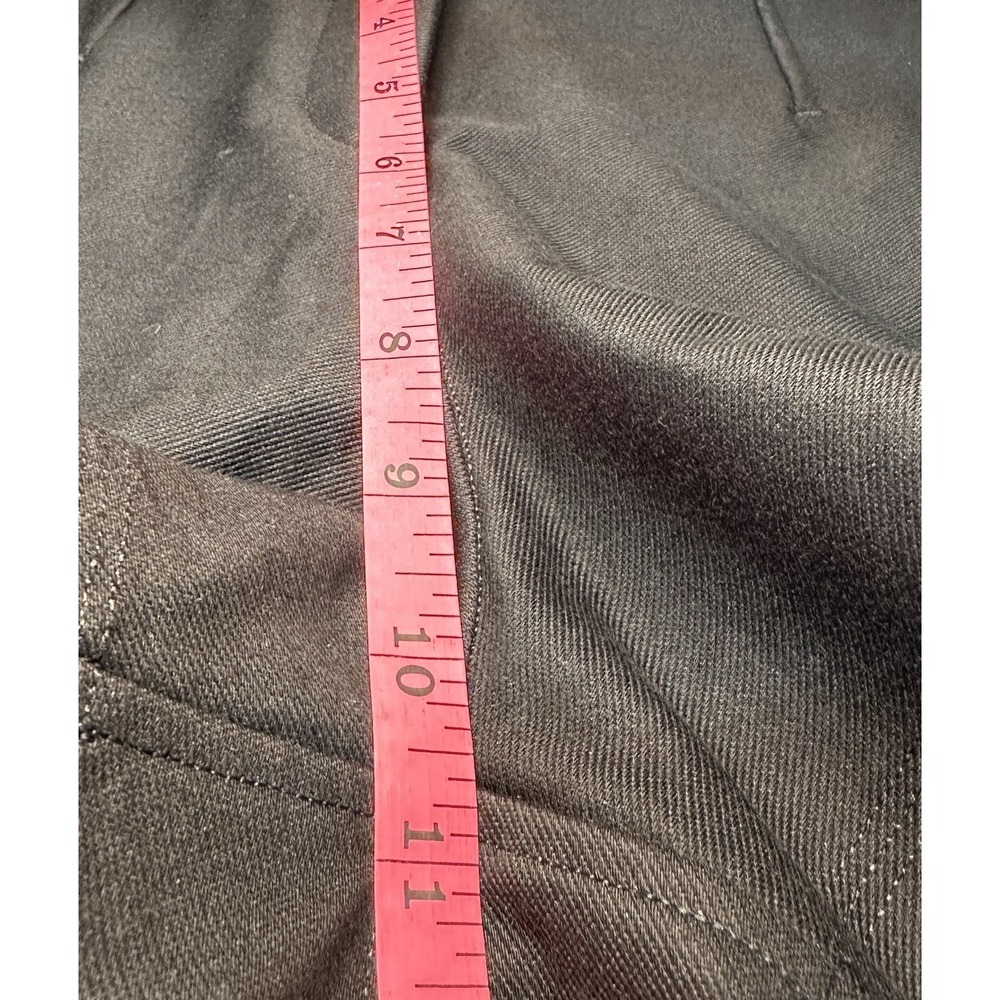 Lululemon Shorts Women's Size 6 Black Tailored Stretch Dressy Pockets Zip Cotton - Picture 5 of 9